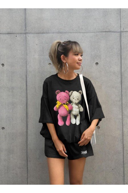 Siyah Takım Taş İşlemeli