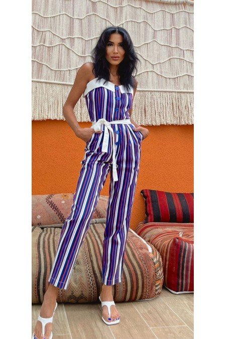 Çiçek Desenli Tulum