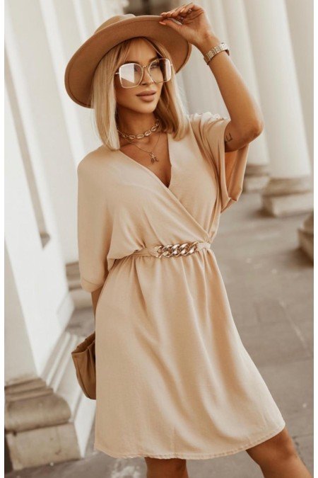 Krem Elbise Jessica Kumaş Krem Elbise Jessica Kumaş