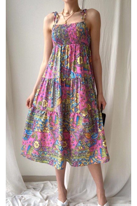 Desenli Elbise Desenli Elbise