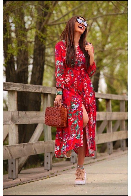 Desenli Elbise Desenli Elbise