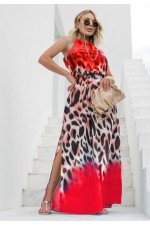 Leopar Elbise Jessica Kumaş Leopar Elbise Jessica Kumaş