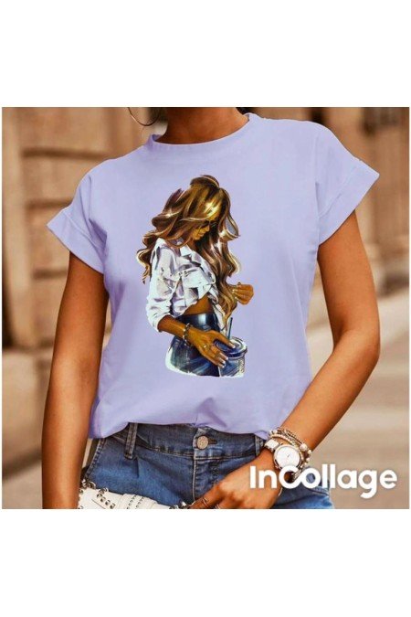 Lila Tshırt Lila Tshırt