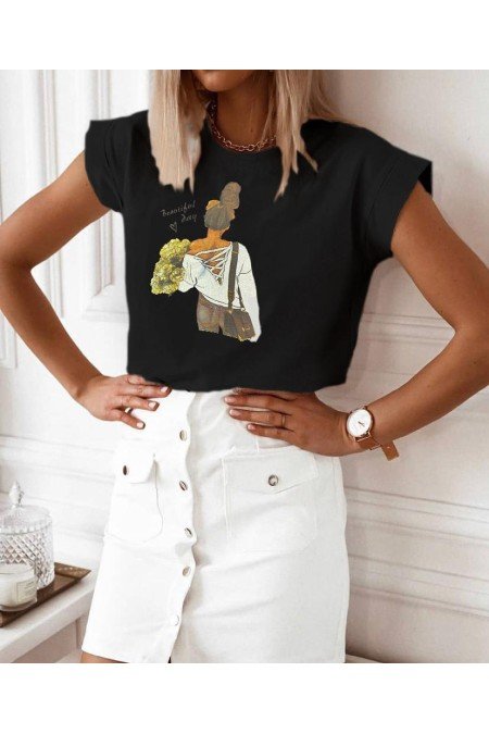 Siyah Tshırt Siyah Tshırt