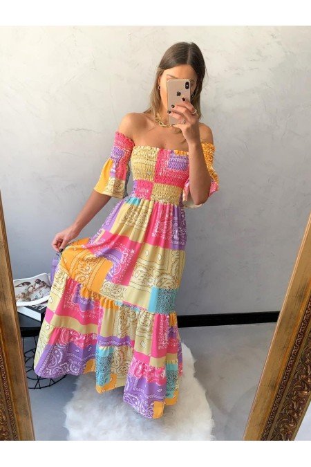 Renkli Elbise
