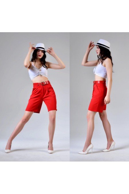 Kırmızı Şort Kırmızı Şort