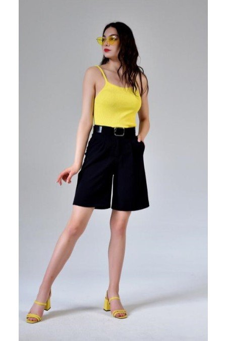 Siyah Şort Siyah Şort