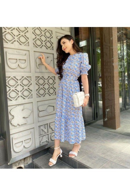Desenli Elbise