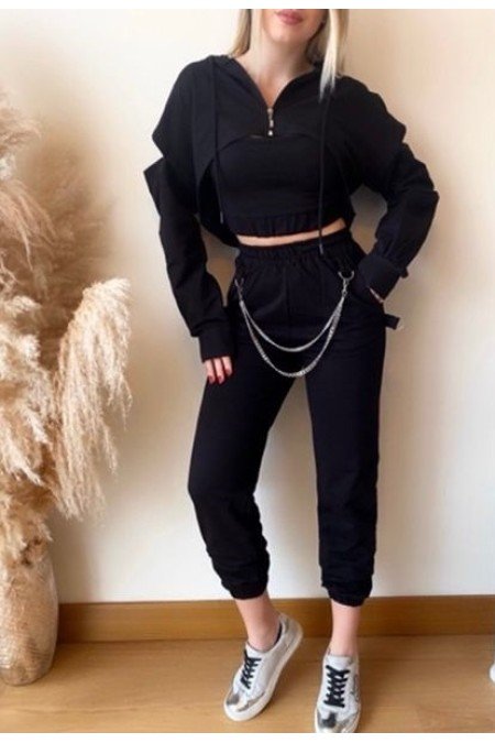 Siyah Eşofman Takım