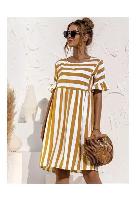 Çizgili Elbise Çizgili Elbise