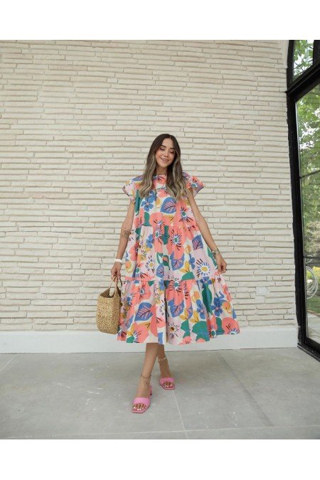 Desenli Elbise