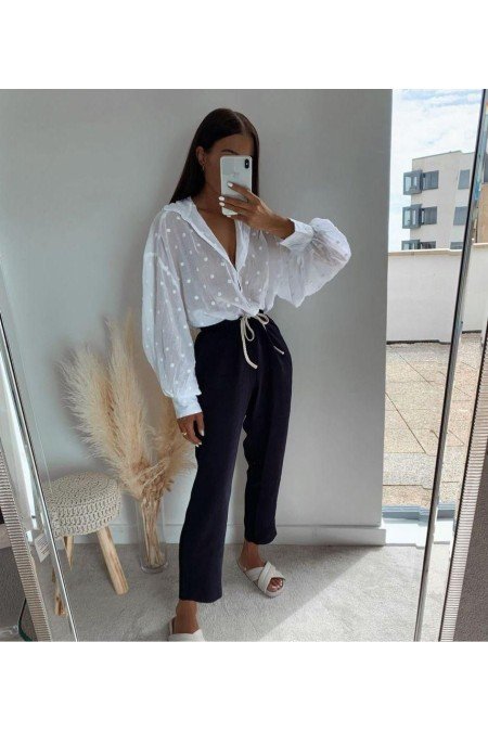 Beyaz Gömlek Vual Kumaş