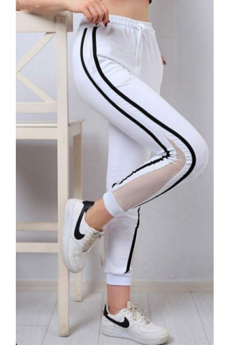 Beyaz Eşofman Altı