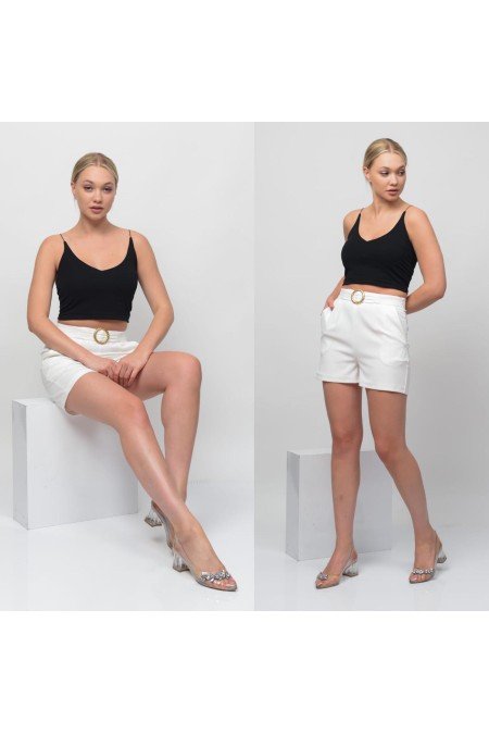 Beyaz Şort Beyaz Şort