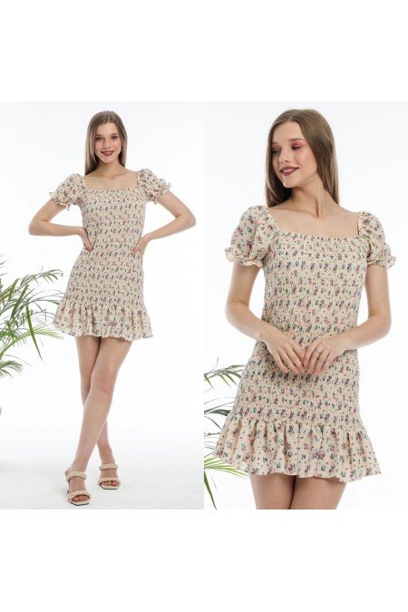 Desenli Elbise