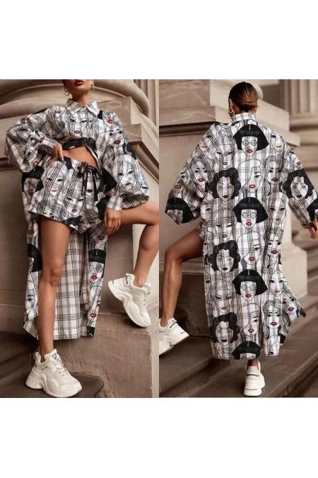 Desenli Takım Atlas Kumaş Desenli Takım Atlas Kumaş