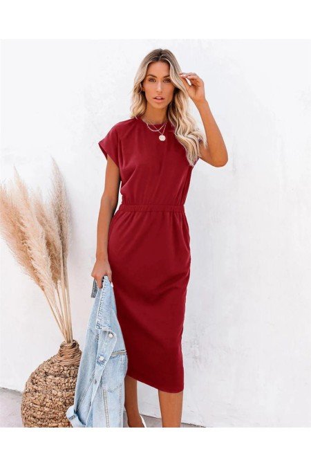 Bordo Elbise Bordo Elbise