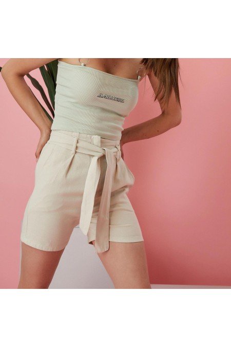 Ekru Şort
