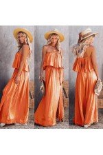 Orange Elbise Orange Elbise