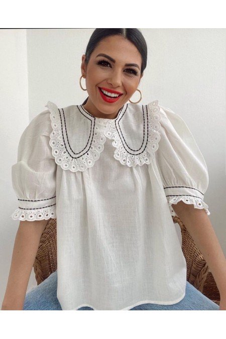 Ekru Bluz