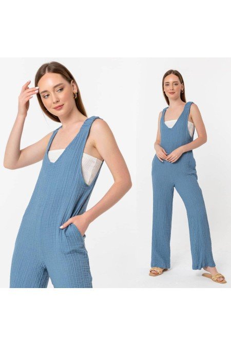 İndigo Tulum Pamuklu