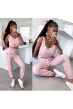 Pembe Eşofman Takım Pamuklu Pembe Eşofman Takım Pamuklu