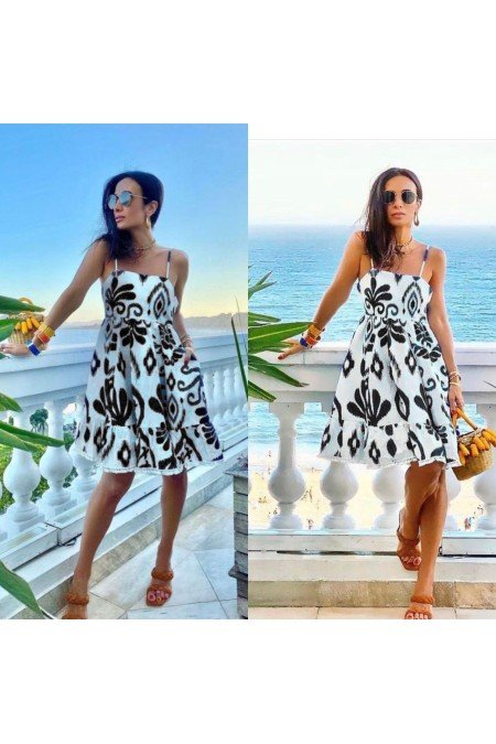 Desenli Elbise Desenli Elbise