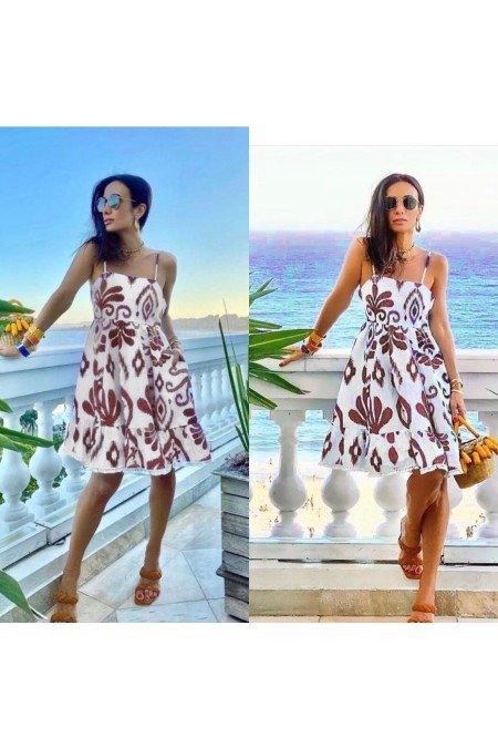 Desenli Elbise Desenli Elbise