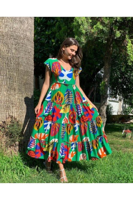 Desenli Elbise Desenli Elbise