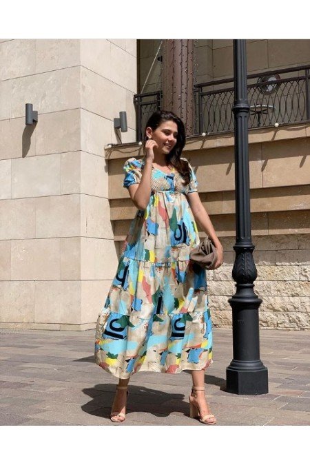 Desenli Elbise Desenli Elbise