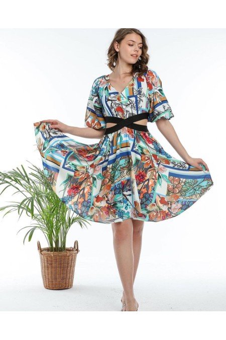 Desenli Elbise Desenli Elbise