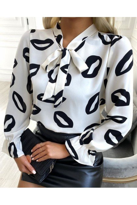 Beyaz Bluz Jennyfer Krep Kumaş