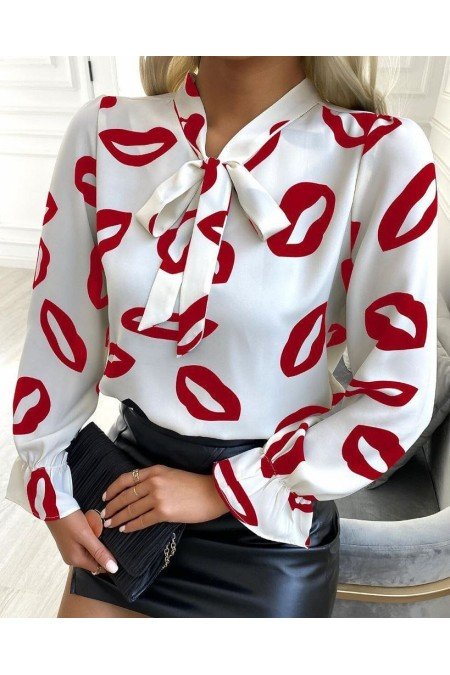 Beyaz Bluz Jessica Kumaş