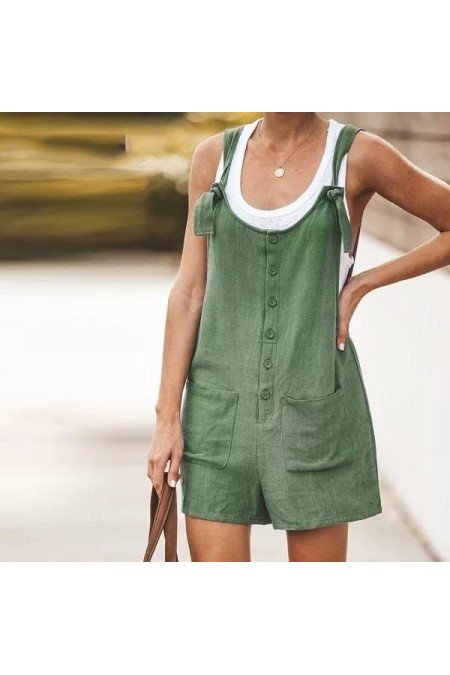 Haki Tulum Keten Kumaş