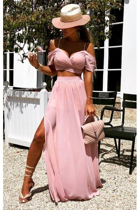 Pembe Elbise Süprem Kumaş Pembe Elbise Süprem Kumaş