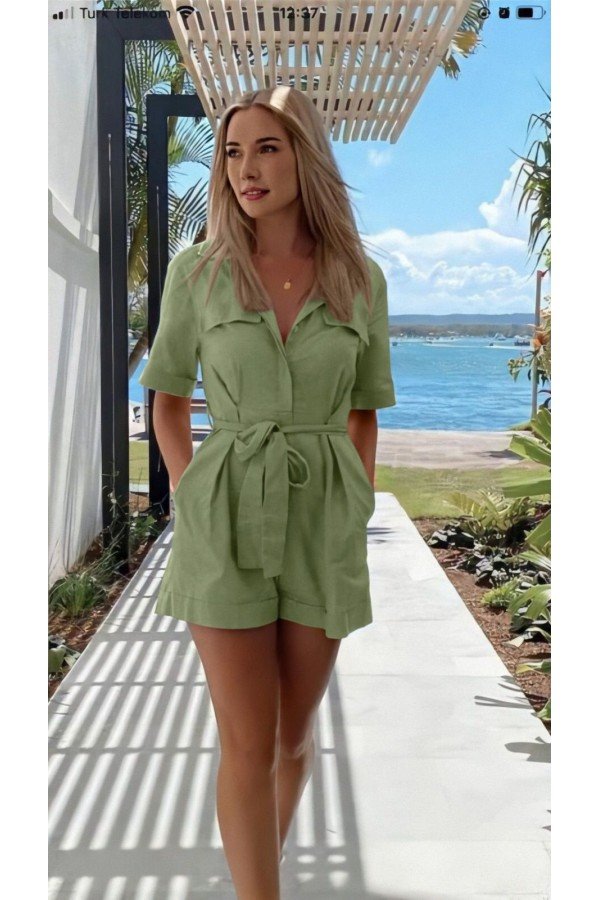 Haki Tulum Şort Haki Tulum Şort