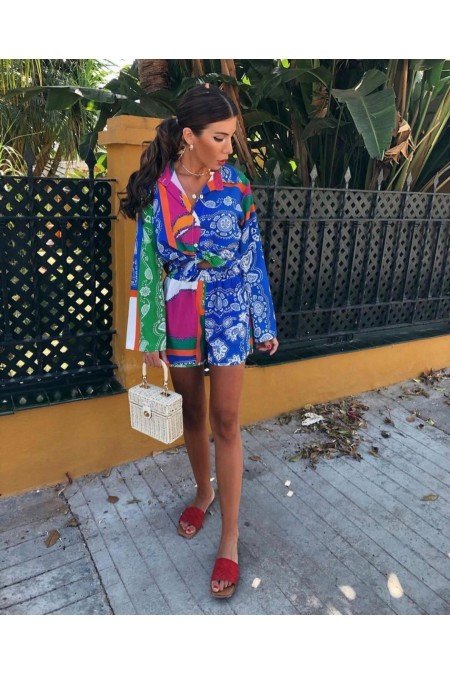 Desenli Takım Saten Kumaş Desenli Takım Saten Kumaş