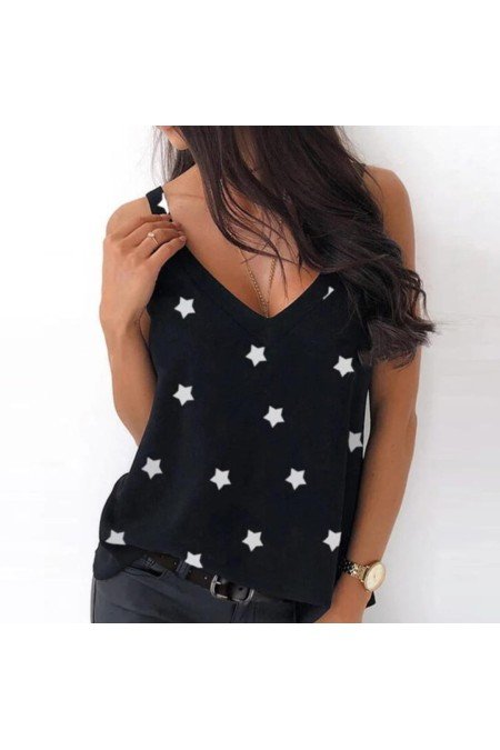 Siyah Bluz Sandy Kumaş