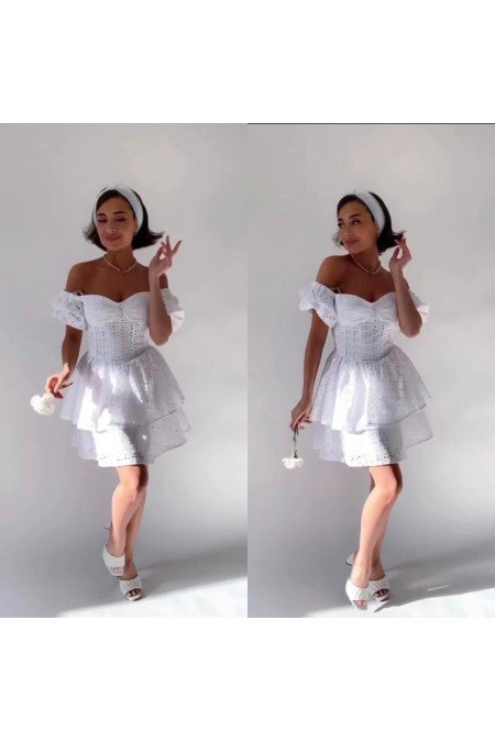 Beyaz Elbise Fisto Beyaz Elbise Fisto