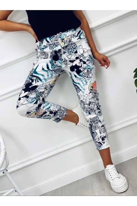 Desenli Eşofman Altı