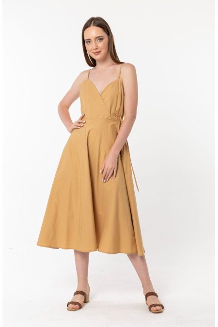 Hardal Elbise Poplin Kumaş Hardal Elbise Poplin Kumaş