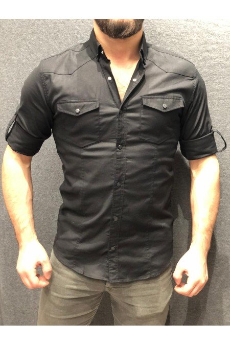 Siyah Erkek Gömlek