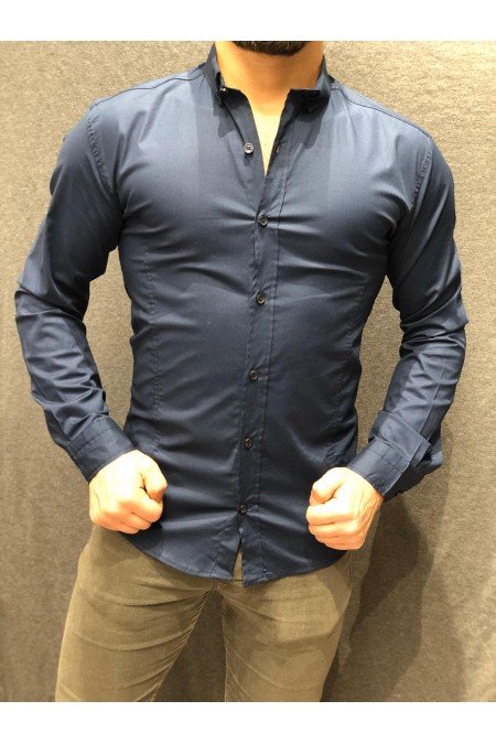 Lacivert Erkek Gömlek