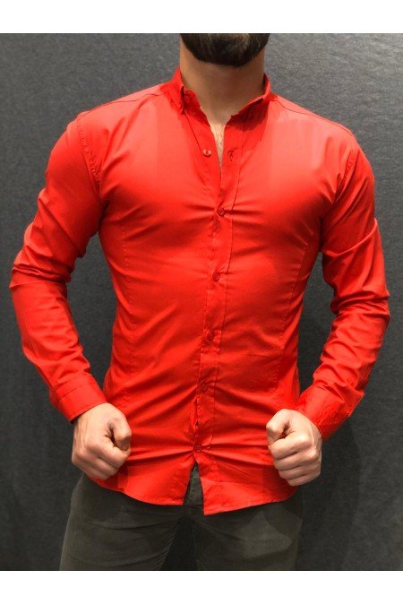 Kırmızı Erkek Gömlek