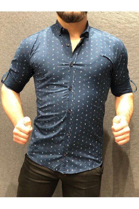 Lacivert Erkek Gömlek