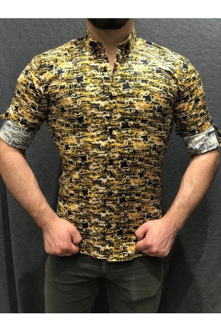 Desenli Erkek Gömlek