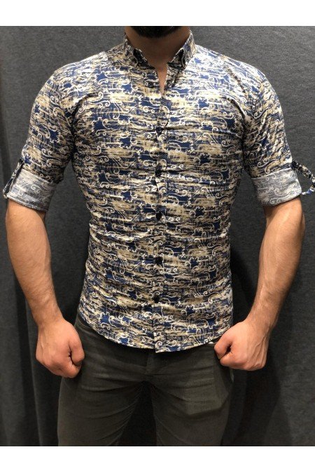 Desenli Erkek Gömlek