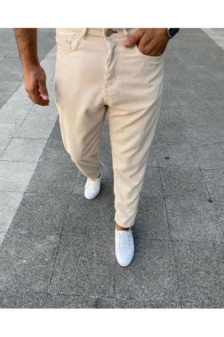 Ekru Erkek Pantolon