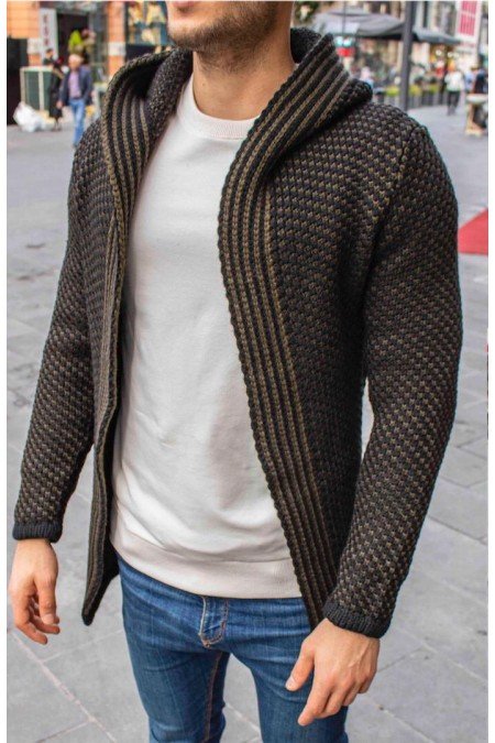 Antrasit Erkek Hırka