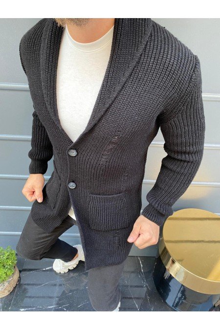 Siyah Erkek Hırka Siyah Erkek Hırka